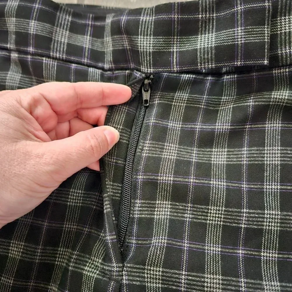 Joe Fresh Plaid Slacks - Picture 2 of 7